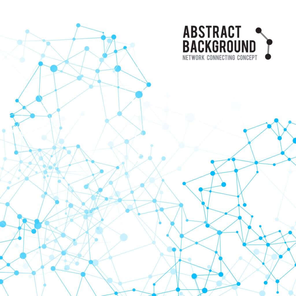 abstract background network connect concept