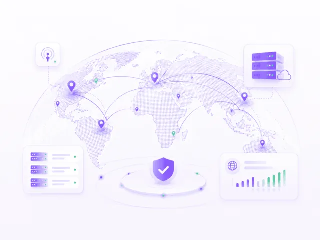 highproxies global proxy and vpn datacenter network map